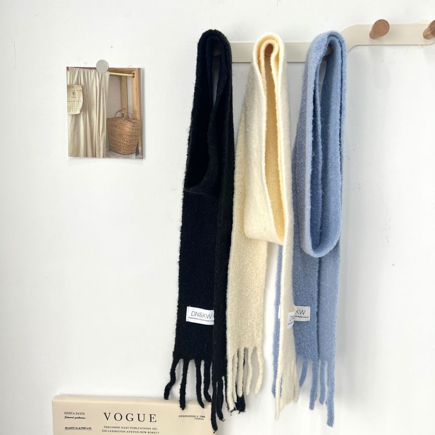 Plain Fringe Scarf