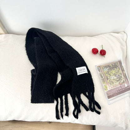 Plain Fringe Scarf