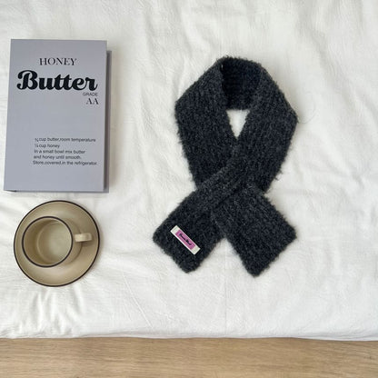 Criss Cross Knit Light Scarf