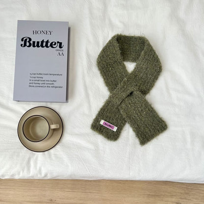 Criss Cross Knit Light Scarf