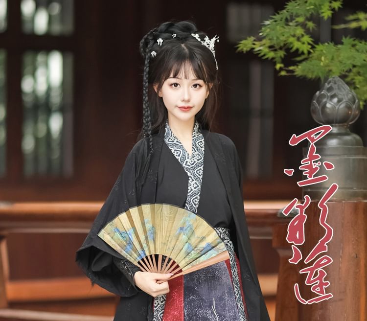 Floral Hanfu Costume Set