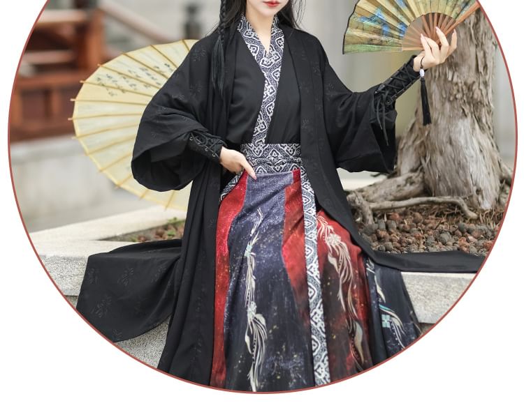 Floral Hanfu Costume Set