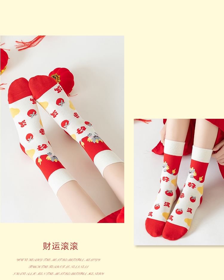 Printed Socks / Set