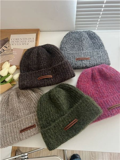 Plain Ribbed Beanie