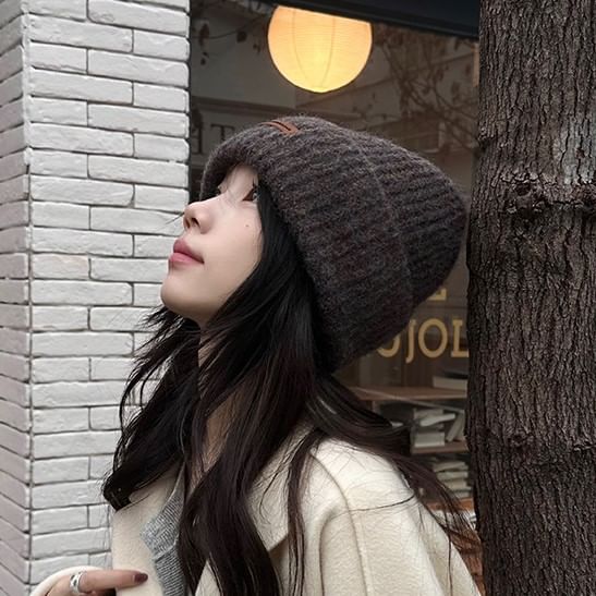 Plain Ribbed Beanie