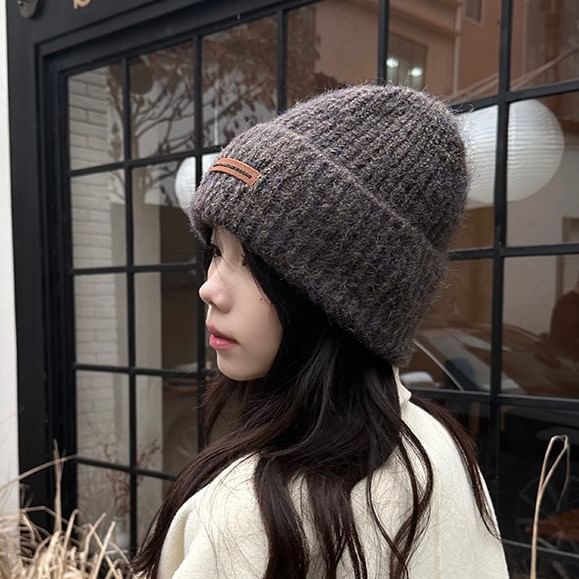 Plain Ribbed Beanie