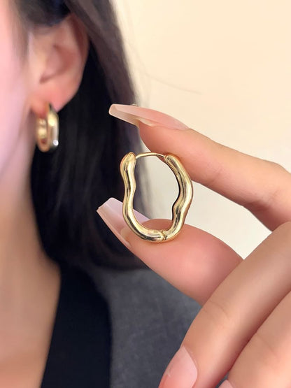 Irregular Hoop Earring