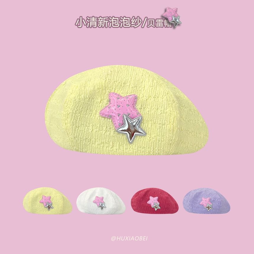 Star Accent Beret