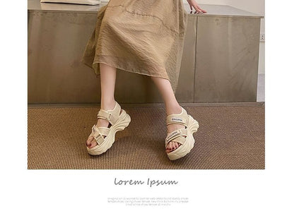 Sandals Adhesive Strap Lettering