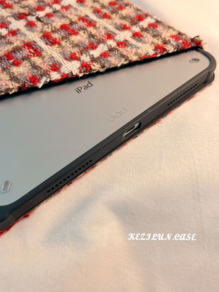 Case Plaid Knit iPad