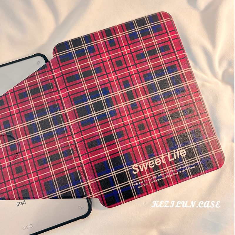 Case Plaid iPad