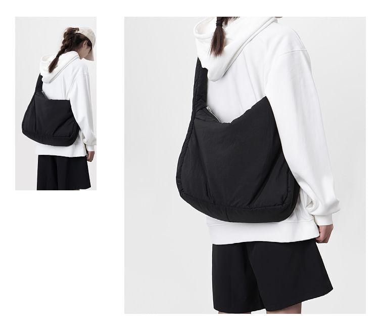 Plain Puffer Shoulder Bag