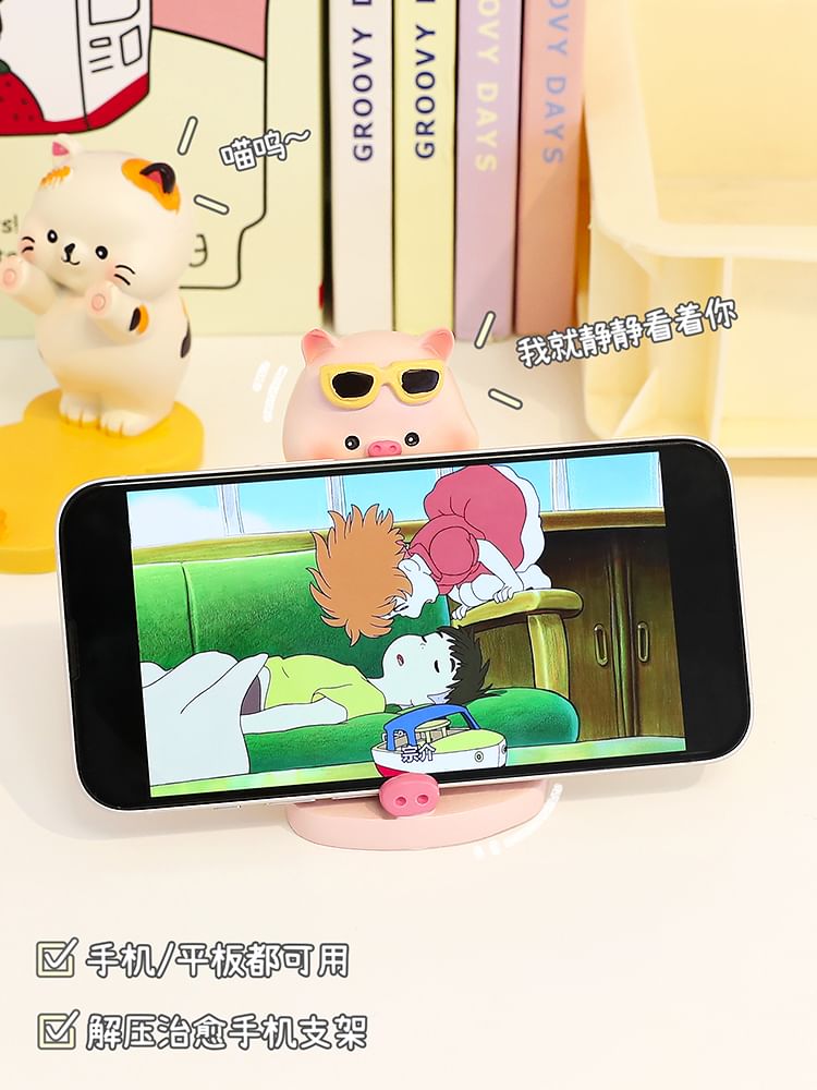 Animal Plastic Desktop Phone Stand (Various Designs)