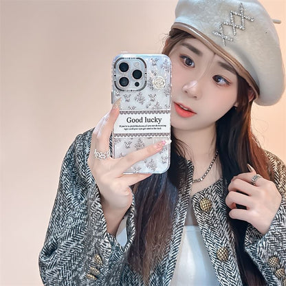 Floral Lettering Phone Case