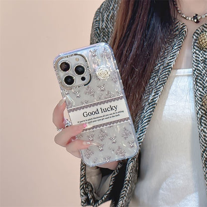 Floral Lettering Phone Case