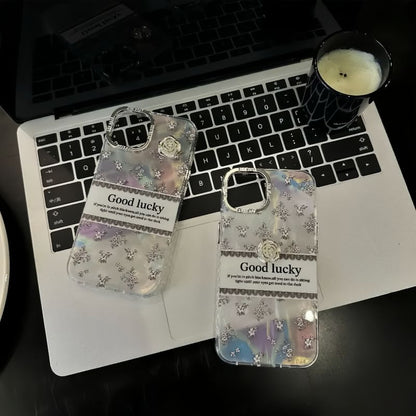 Floral Lettering Phone Case