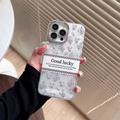 Floral Lettering Phone Case