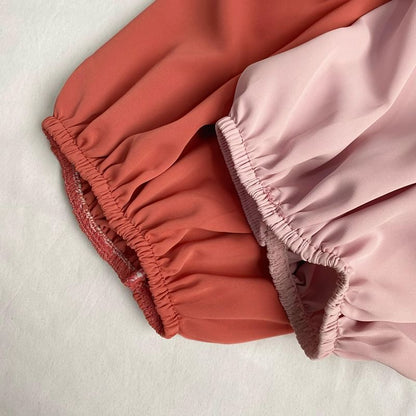 Langärmliges, schlichtes Midikleid in A-Linie mit Rundhalsausschnitt und Schärpen