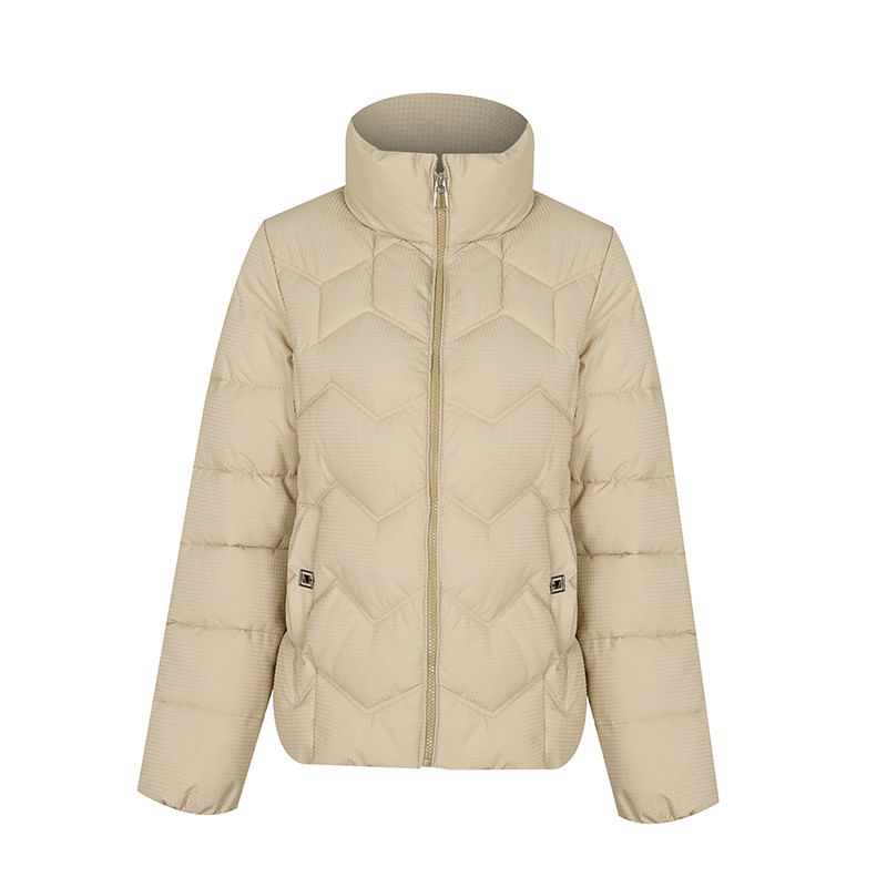 Plain Padded Zip Jacket