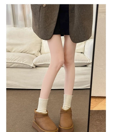 Platform Snow Ankle Boots