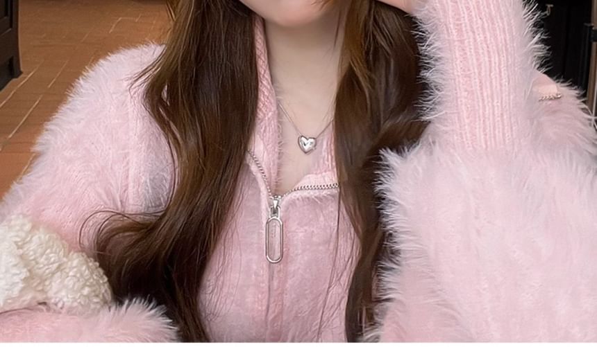 Metal Plate Cat Ear Chenille Hat