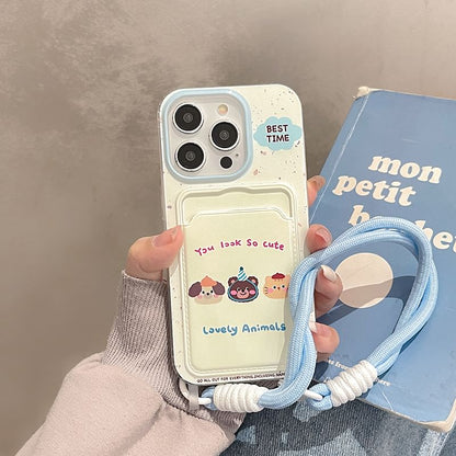 Animal Card Holder Phone Case