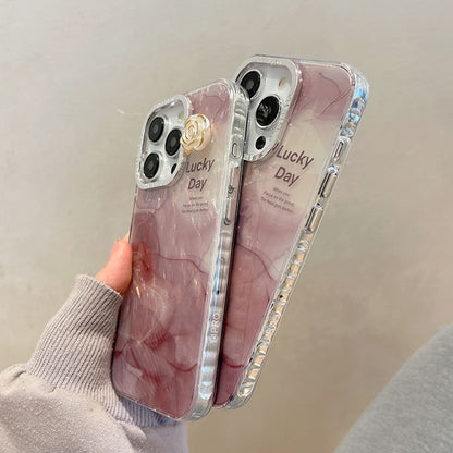 Print Marble Case Floral Phone