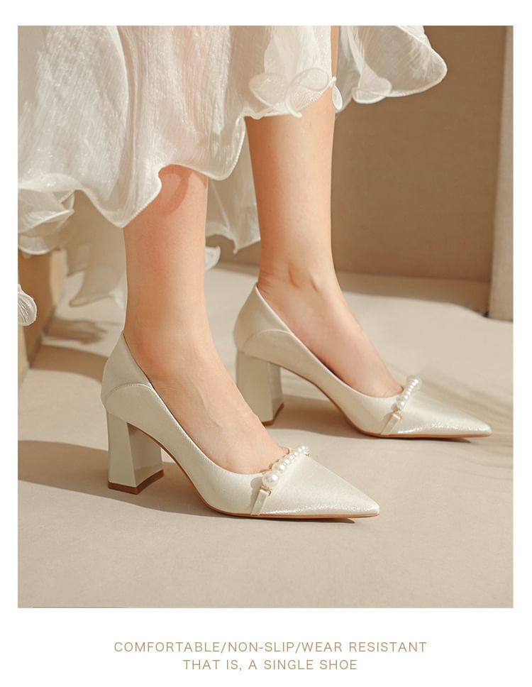 High Heel Pointy Pumps