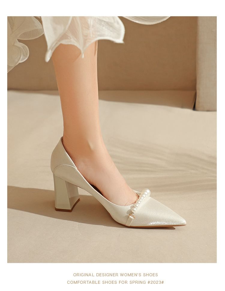 High Heel Pointy Pumps