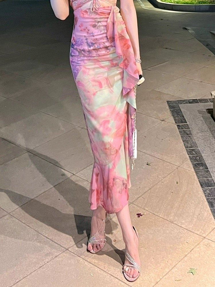 High Heel Rhinestone Pumps