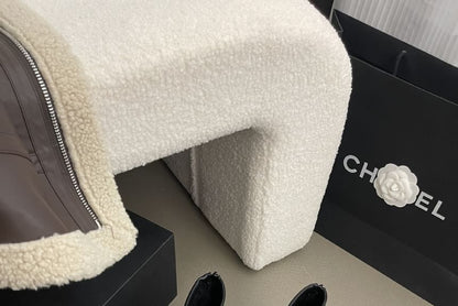 Faux Leather Short Boots