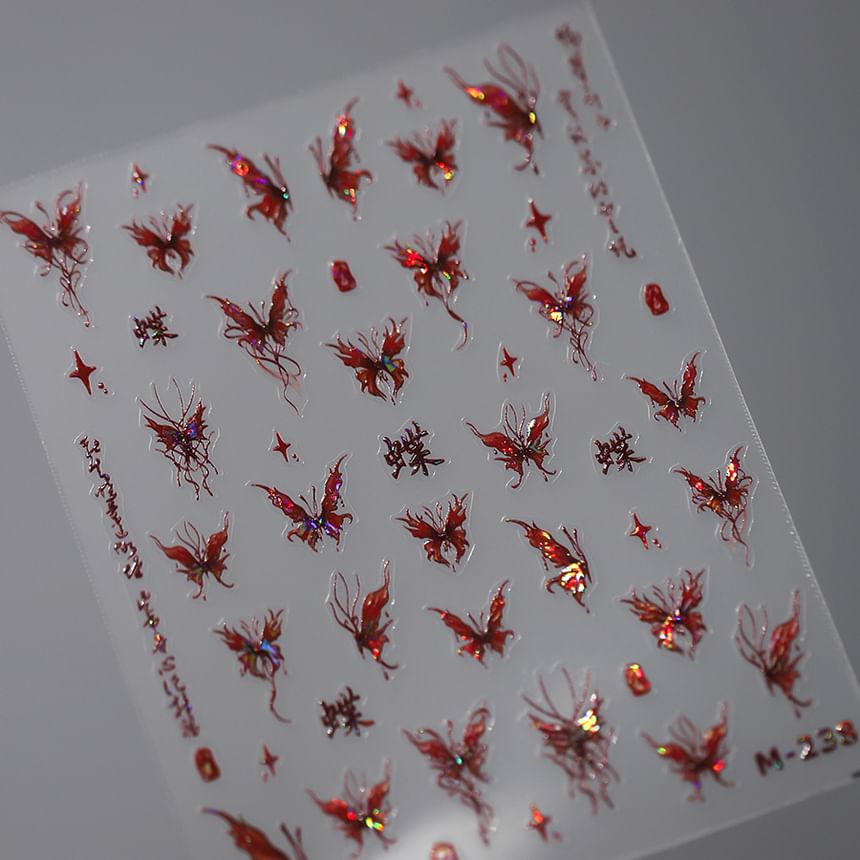 Butterfly Nail Art Stickers