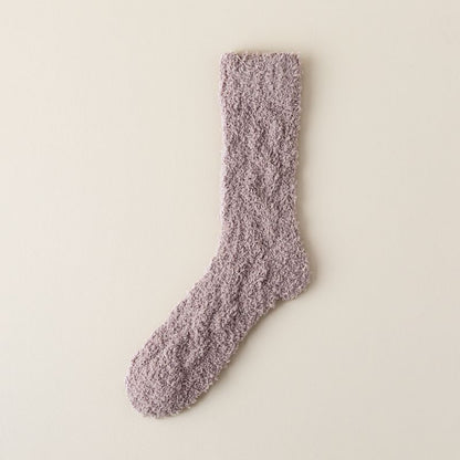 Plain Fleece Socks