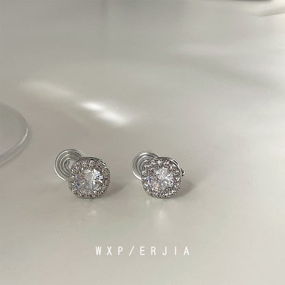 Ear Rhinestone Alloy Cuff