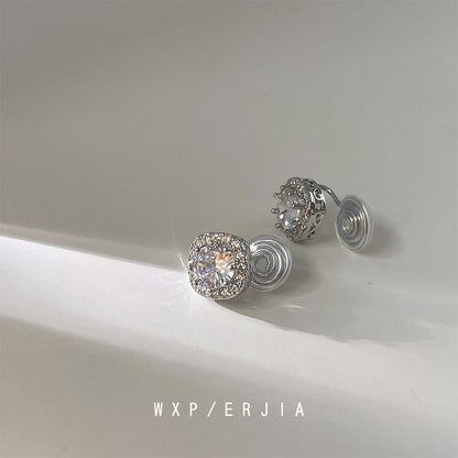 Ear Rhinestone Alloy Cuff