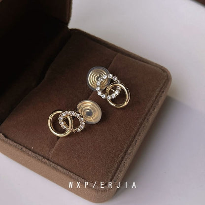 Cuff Hoop Rhinestone Ear Alloy