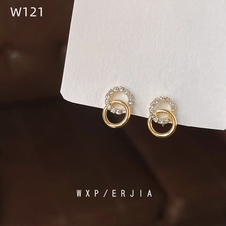 Cuff Hoop Rhinestone Ear Alloy