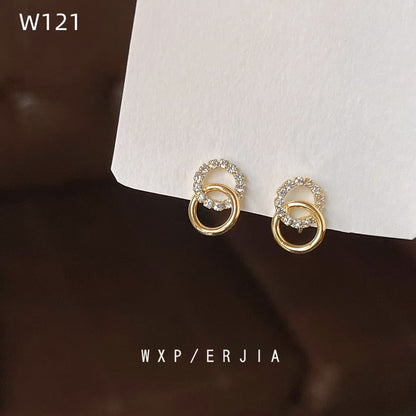 Cuff Hoop Rhinestone Ear Alloy