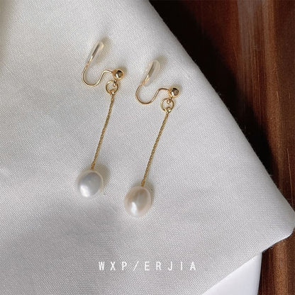 Alloy Ear Dangle Applique Cuff