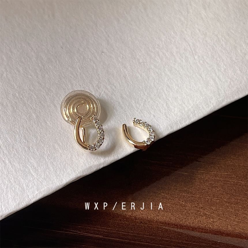Cuff Rhinestone Ear Alloy
