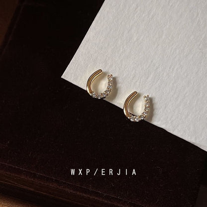 Cuff Rhinestone Ear Alloy