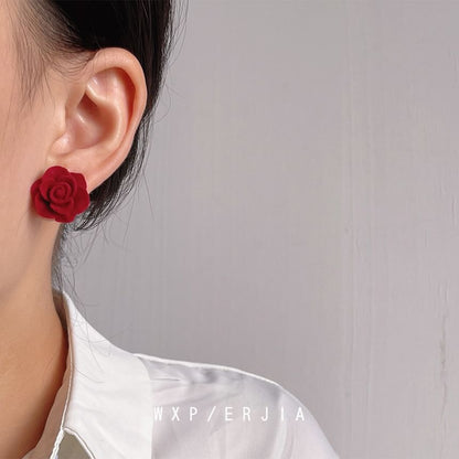 Rose Cuff Alloy Ear Flocking