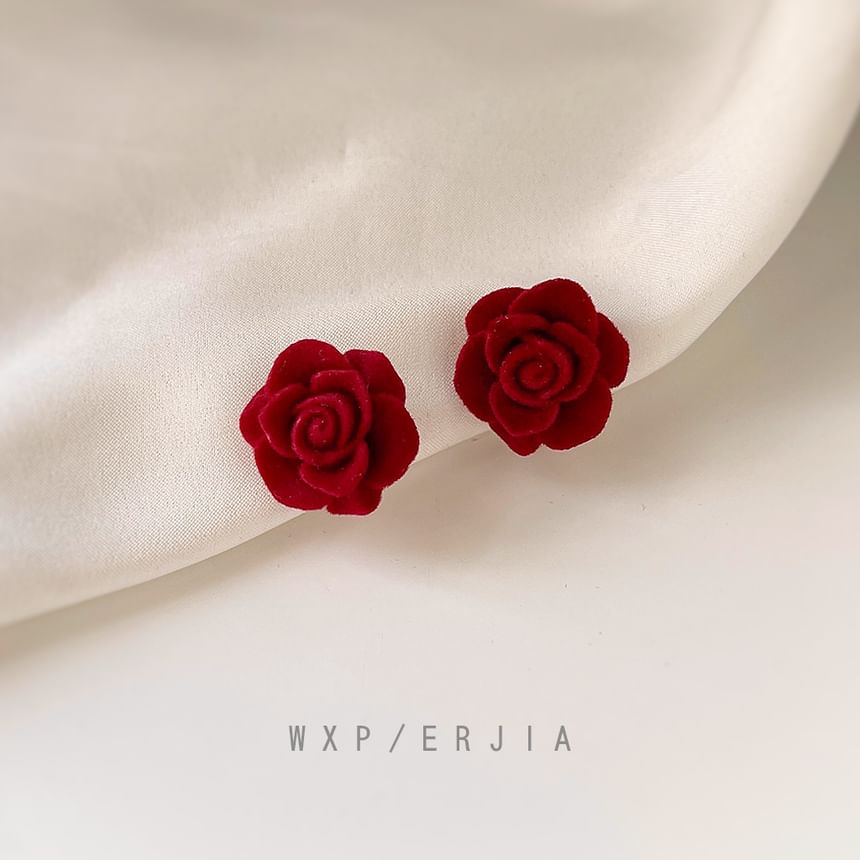 Rose Cuff Alloy Ear Flocking