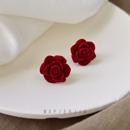 Rose Cuff Alloy Ear Flocking