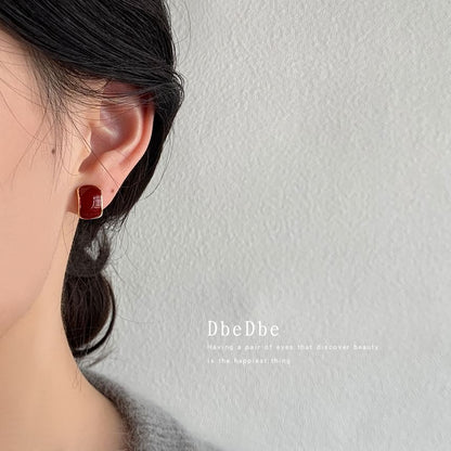 Glaze Alloy Ear Cuff