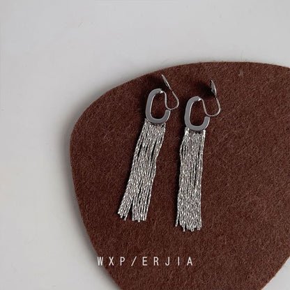 Alloy Cuff Ear Fringed