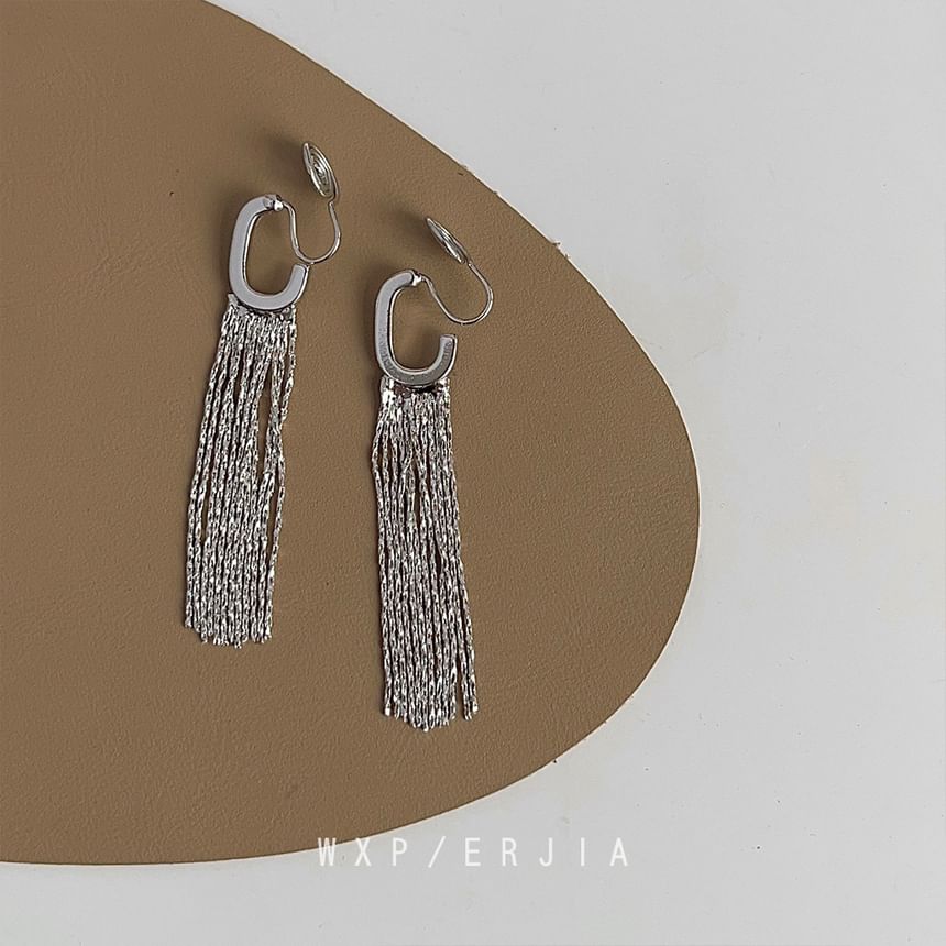 Alloy Cuff Ear Fringed