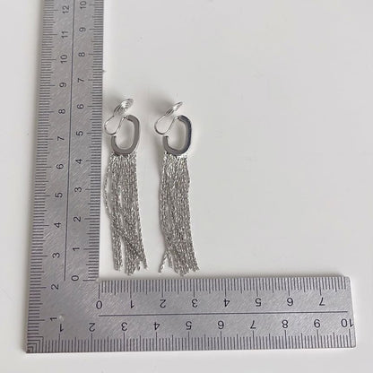 Alloy Cuff Ear Fringed