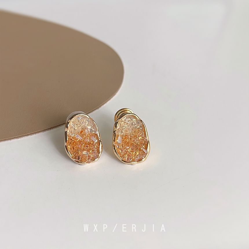 Irregular Faux Alloy Cuff Crystal Ear