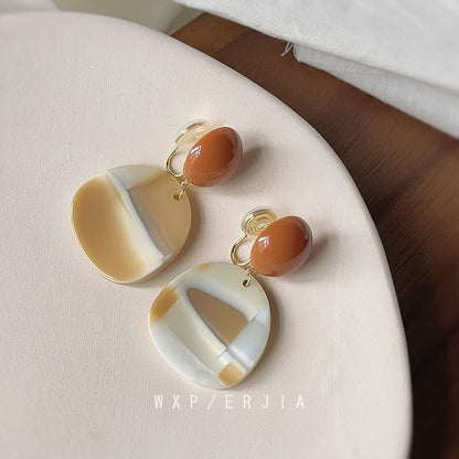 Alloy Cuff Acrylic Drop Ear